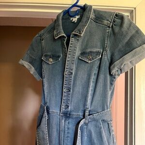 Paige denim jumpsuit.size 8. Worn once.